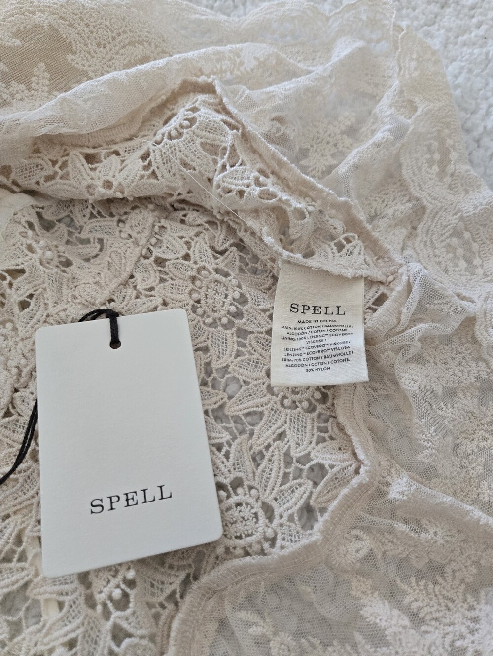 RESERVED FOR OR❣️❣️Spell Irma Lace NWT SZ L - Picture 7 of 10